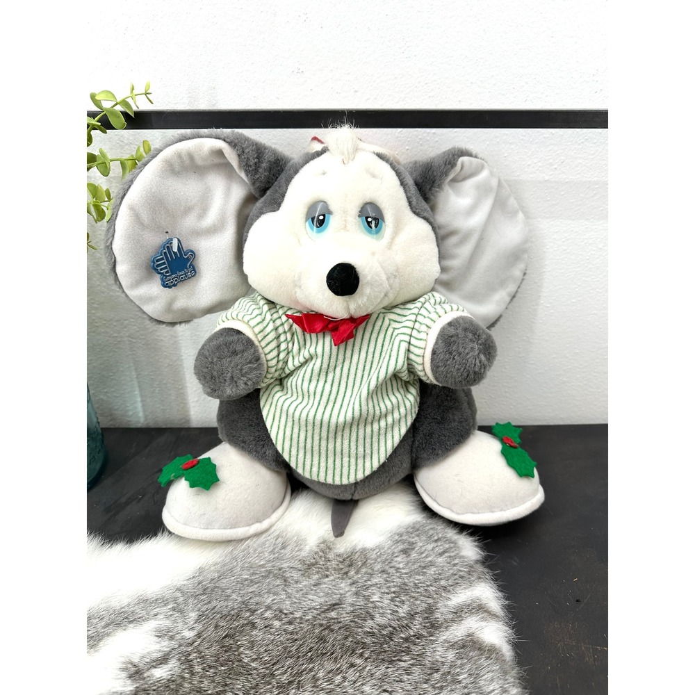 1988 Bo the Sugarplum Mouse by Applause‎ Christmas stuffed animal 21118 vintage